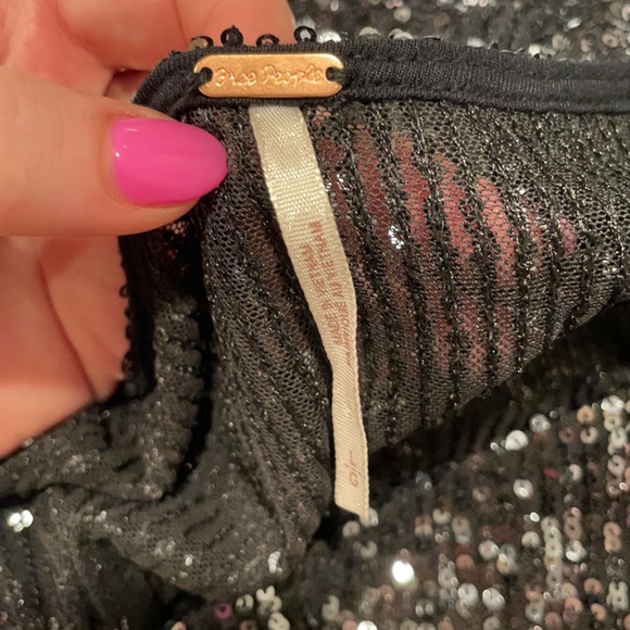 Free People: Gisele sequin dress Sz: L - Picture 6 of 6